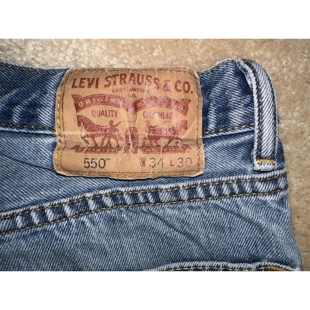 Levi's 550 Relaxed Jeans Mens 36x32 (Actual Measurements In Description) (#3)